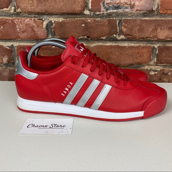 adidas Shoes | Adidas Samoa Red Mens Sz 3 | Poshmark